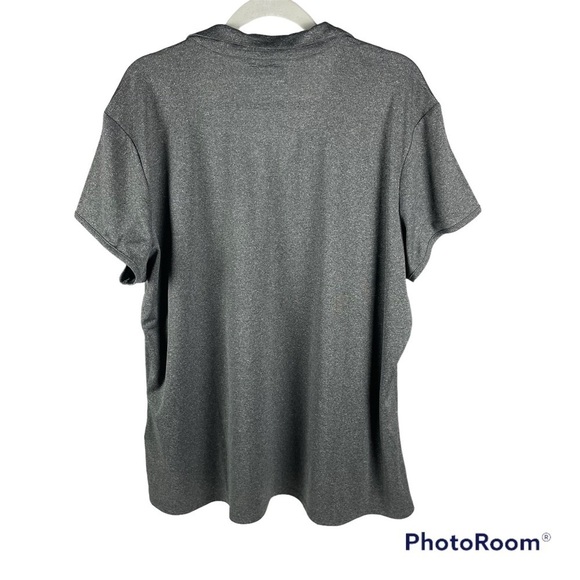 Driequip Golf Shirt  Ladies Size 3XL Gray Collared Shirt with V-neck - Picture 2 of 9